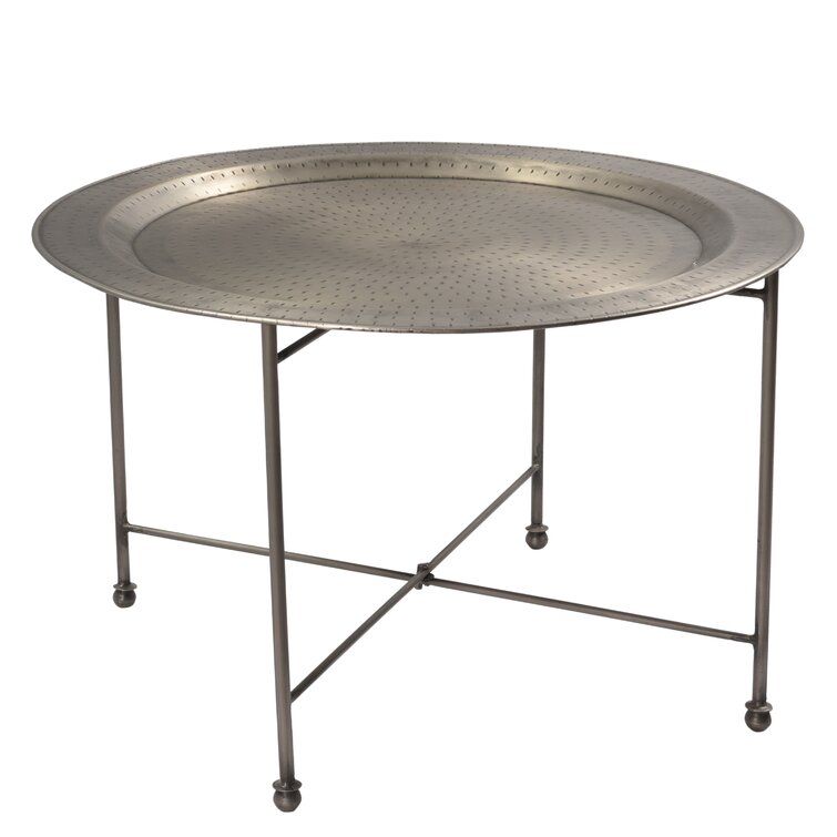 Metal tray coffee best sale table